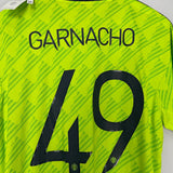 Shop 2022/23 MANCHESTER UNITED GARNACHO #40 *BNWT* THIRD SHIRT (L) ADIDAS, classic football shirts, vintage football shirts & retro soccer jerseys at Cult Kits