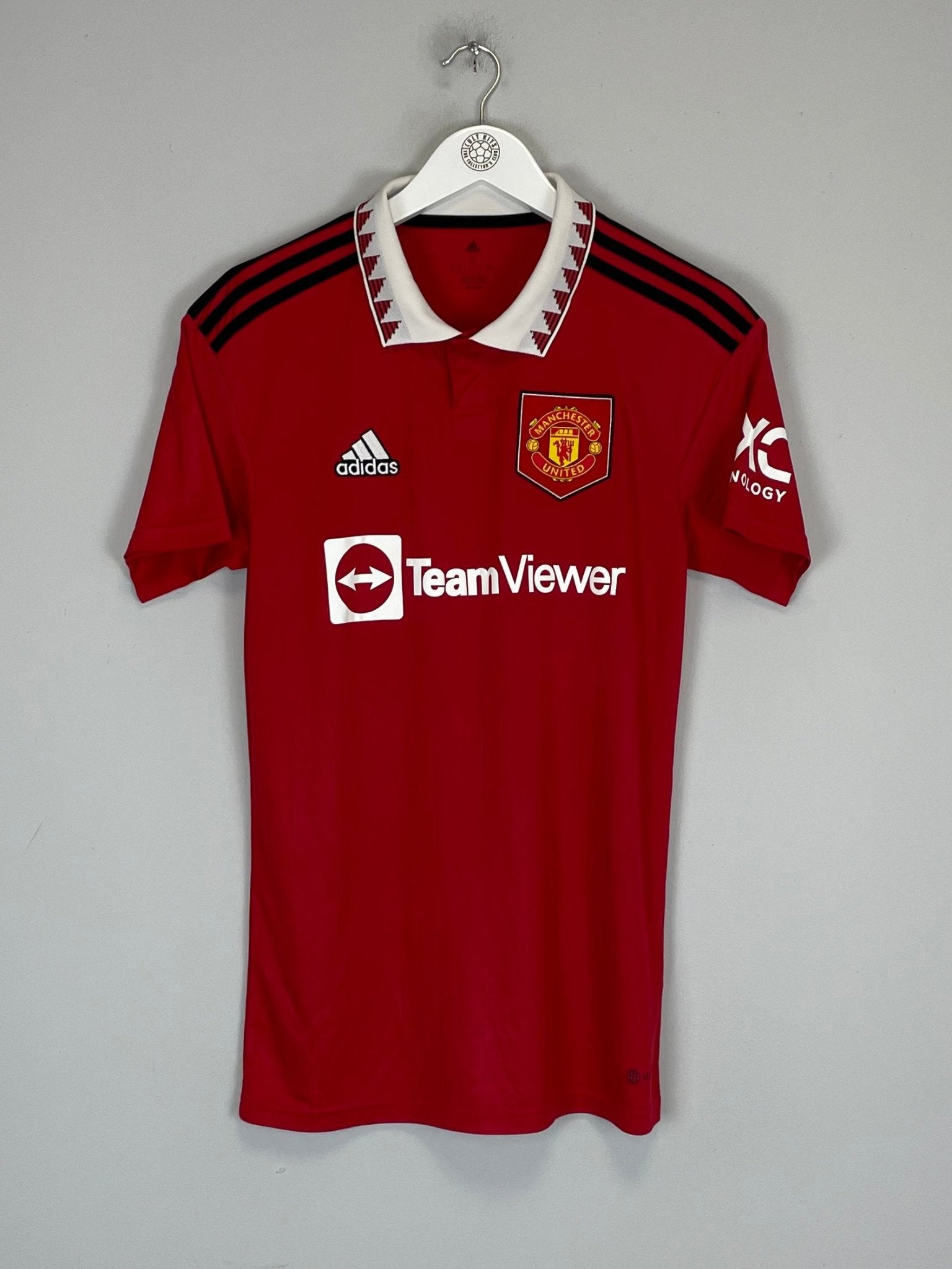 Shop 2022/23 MANCHESTER UNITED HOME SHIRT (S) ADIDAS, classic football shirts, vintage football shirts & retro soccer jerseys at Cult Kits