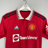 Shop 2022/23 MANCHESTER UNITED HOME SHIRT (S) ADIDAS, classic football shirts, vintage football shirts & retro soccer jerseys at Cult Kits