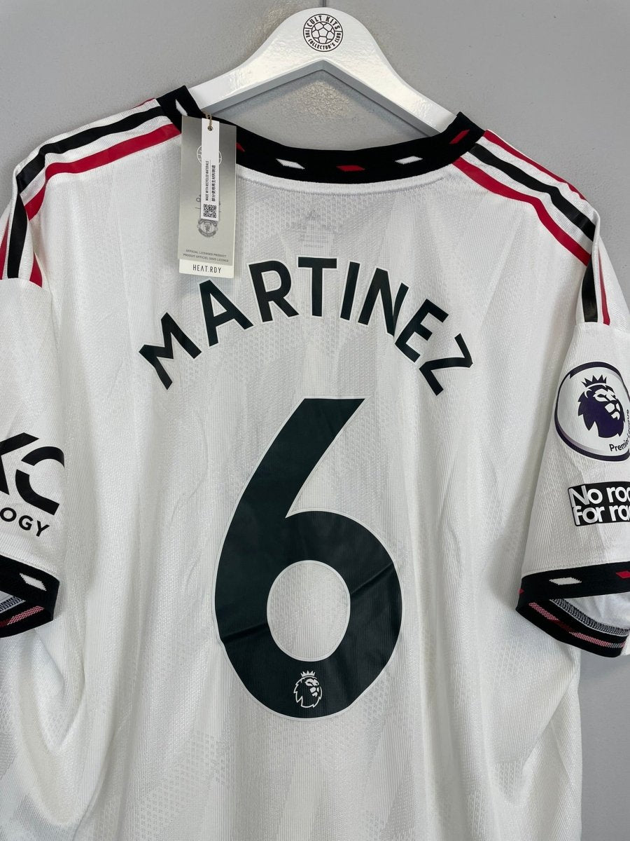 2022/23 MANCHESTER UNITED MARTINEZ 6 *BNWT* AUTHENTIC AWAY SHIRT (XXL) ADIDAS - Cult Kits - XXL - Buy Vintage Football Shirts, Authentic Retro Football Shirts For Sale, Classic Football Shirts & Soccer Jersey