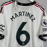 2022/23 MANCHESTER UNITED MARTINEZ 6 *BNWT* AUTHENTIC AWAY SHIRT (XXL) ADIDAS - Cult Kits - XXL - Buy Vintage Football Shirts, Authentic Retro Football Shirts For Sale, Classic Football Shirts & Soccer Jersey