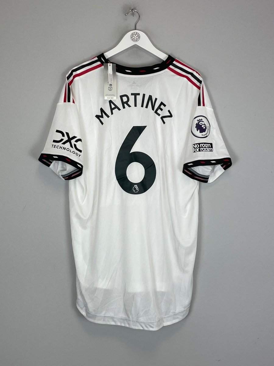 2022/23 MANCHESTER UNITED MARTINEZ 6 *BNWT* AUTHENTIC AWAY SHIRT (XXL) ADIDAS - Cult Kits - XXL - Buy Vintage Football Shirts, Authentic Retro Football Shirts For Sale, Classic Football Shirts & Soccer Jersey