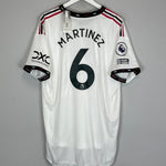 2022/23 MANCHESTER UNITED MARTINEZ 6 *BNWT* AUTHENTIC AWAY SHIRT (XXL) ADIDAS - Cult Kits - XXL - Buy Vintage Football Shirts, Authentic Retro Football Shirts For Sale, Classic Football Shirts & Soccer Jersey