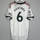 2022/23 MANCHESTER UNITED MARTINEZ 6 *BNWT* AUTHENTIC AWAY SHIRT (XXL) ADIDAS - Cult Kits - XXL - Buy Vintage Football Shirts, Authentic Retro Football Shirts For Sale, Classic Football Shirts & Soccer Jersey
