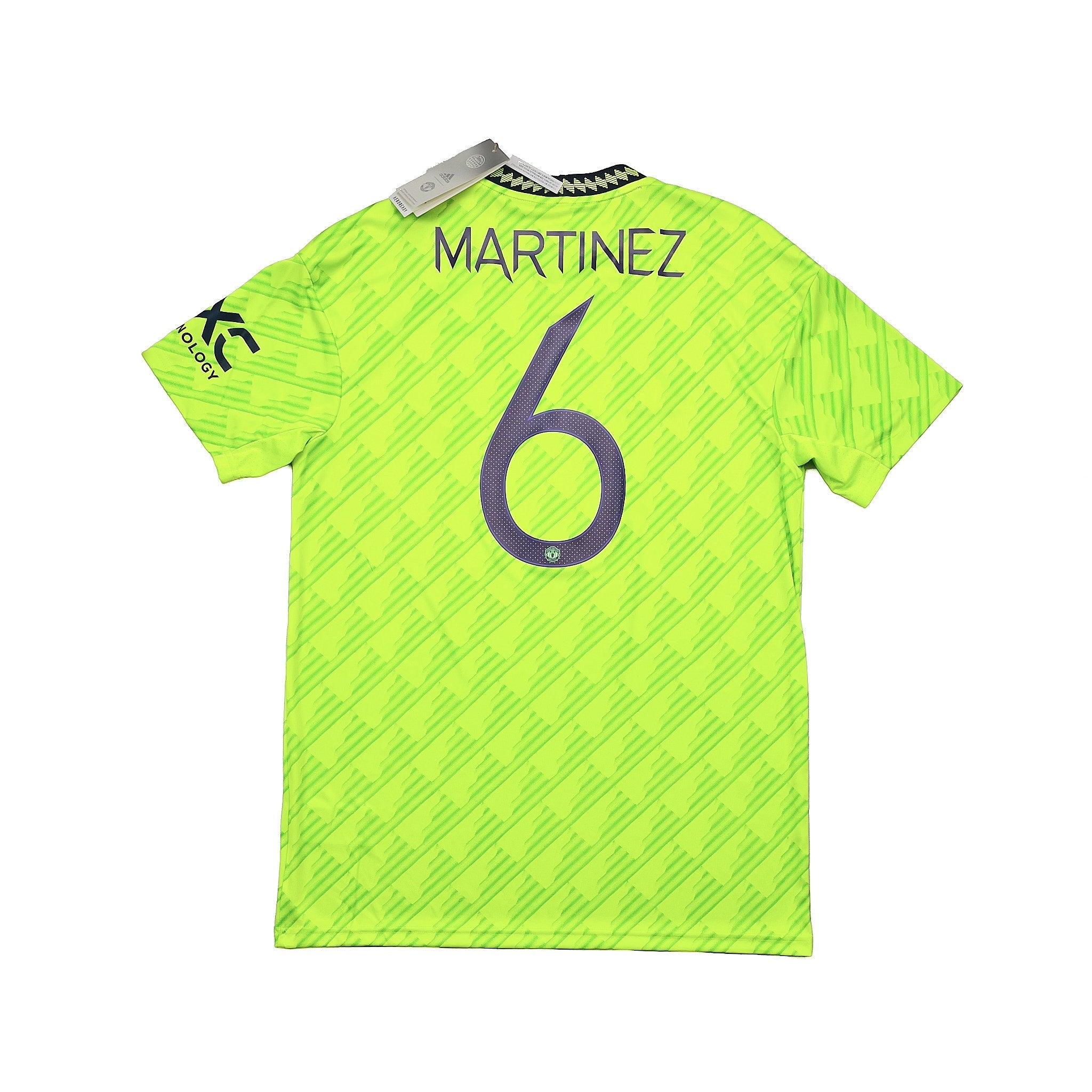 Buy 2022/23 Manchester United Martinez 6 *BNWT* Third Shirt (Multiple Sizes) Adidas ~ Free worldwide shipping ~ Authentic Vintage Football Shirts from Cult Kits