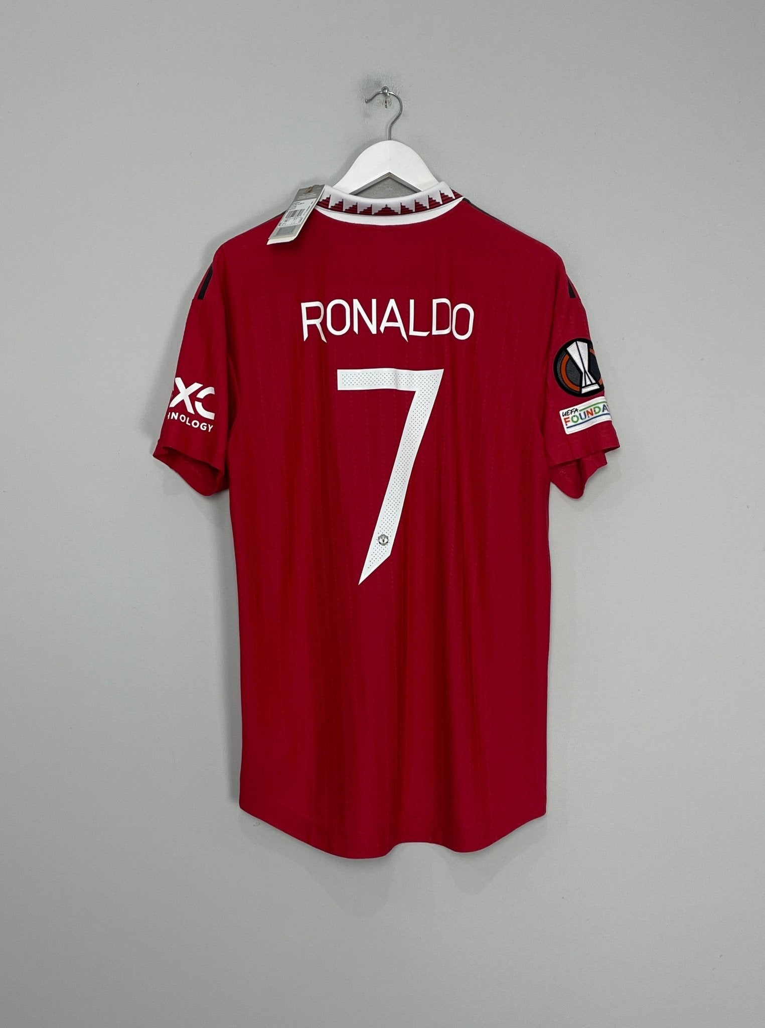 Shop 2022/23 MANCHESTER UNITED RONALDO #7 *BNWT* PLAYER ISSUE E/L HOME SHIRT (L) ADIDAS, classic football shirts, vintage football shirts & retro soccer jerseys at Cult Kits
