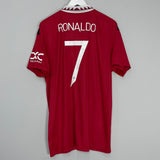 Shop 2022/23 MANCHESTER UNITED RONALDO #7 HOME SHIRT (XL) ADIDAS, classic football shirts, vintage football shirts & retro soccer jerseys at Cult Kits