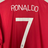 Shop 2022/23 MANCHESTER UNITED RONALDO #7 HOME SHIRT (XL) ADIDAS, classic football shirts, vintage football shirts & retro soccer jerseys at Cult Kits