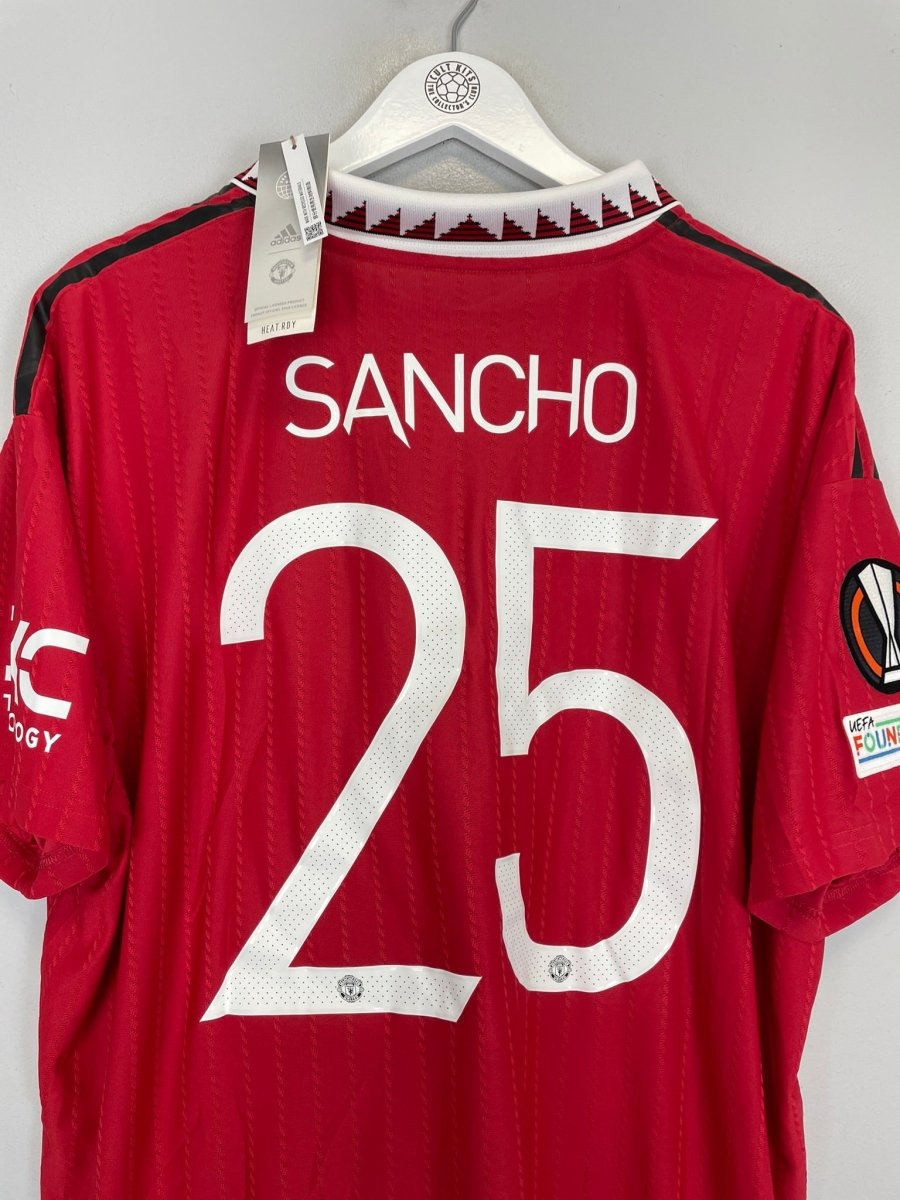 2022/23 MANCHESTER UNITED SANCHO 25 *BNWT* AUTHENTIC HOME SHIRT (XXL) ADIDAS - Cult Kits - XXL - Buy Vintage Football Shirts, Authentic Retro Football Shirts For Sale, Classic Football Shirts & Soccer Jersey