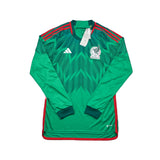 Buy 2022/23 Mexico *BNIB* L/S Home Shirt (M) Adidas ~ Free worldwide shipping ~ Authentic Vintage Football Shirts from Cult Kits