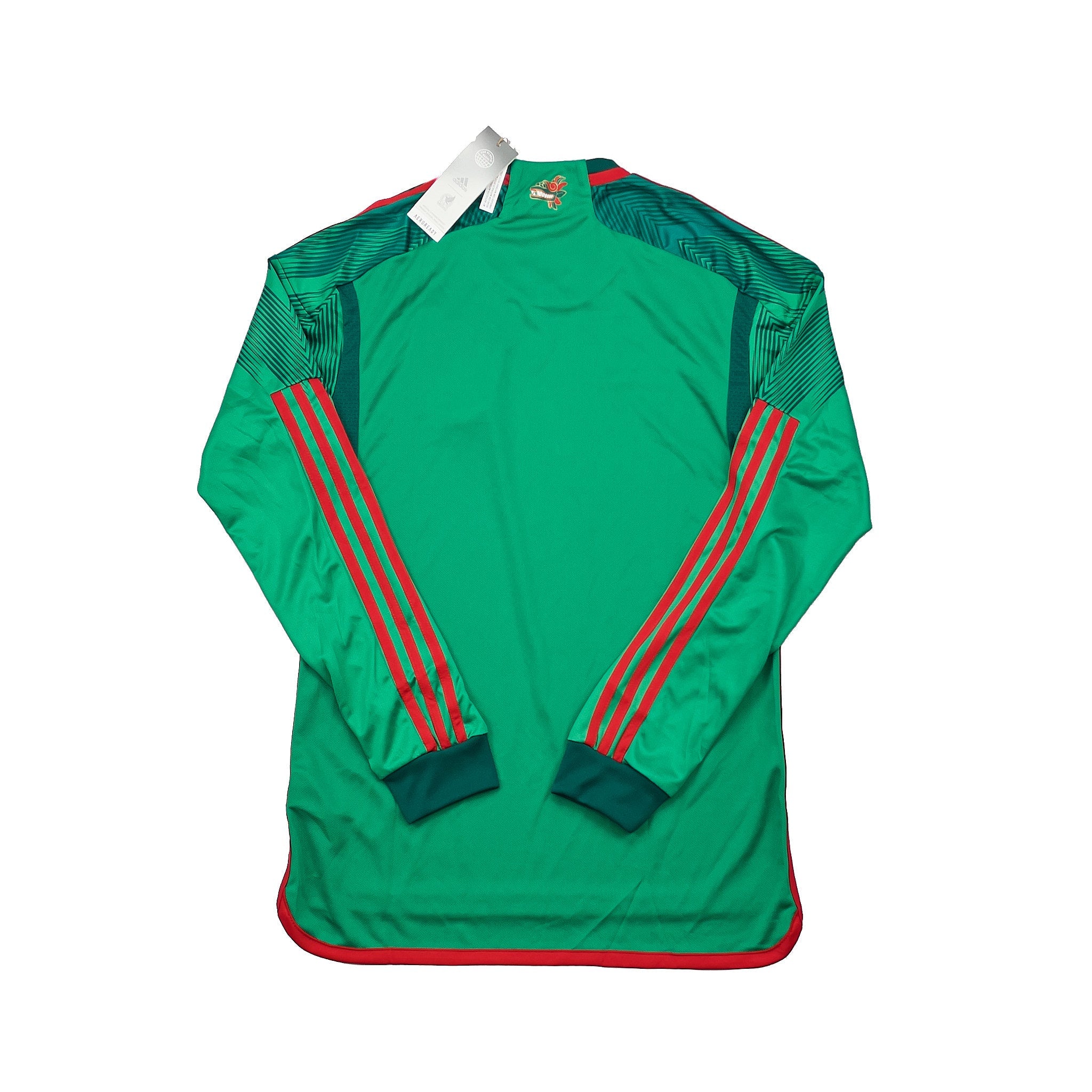 Buy 2022/23 Mexico *BNIB* L/S Home Shirt (M) Adidas ~ Free worldwide shipping ~ Authentic Vintage Football Shirts from Cult Kits