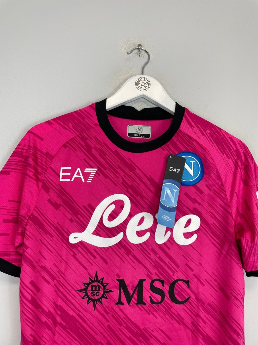 2022/23 NAPOLI *BNWT* GK SHIRT (S) EA7 - Cult Kits - Small - Buy Vintage Football Shirts, Authentic Retro Football Shirts For Sale, Classic Football Shirts & Soccer Jersey
