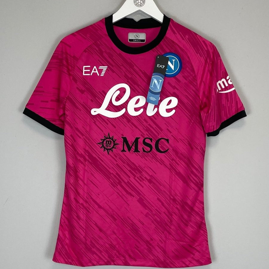 2022/23 NAPOLI *BNWT* GK SHIRT (S) EA7 - Cult Kits - Small - Buy Vintage Football Shirts, Authentic Retro Football Shirts For Sale, Classic Football Shirts & Soccer Jersey