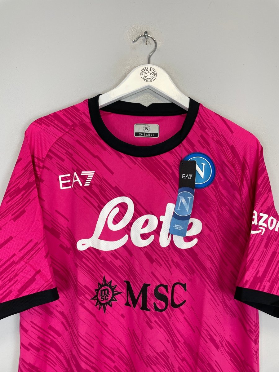 2022/23 NAPOLI *BNWT* GK SHIRT (XXL) EA7 - Cult Kits - XXL - Buy Vintage Football Shirts, Authentic Retro Football Shirts For Sale, Classic Football Shirts & Soccer Jersey
