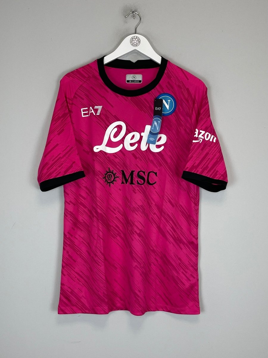 2022/23 NAPOLI *BNWT* GK SHIRT (XXL) EA7 - Cult Kits - XXL - Buy Vintage Football Shirts, Authentic Retro Football Shirts For Sale, Classic Football Shirts & Soccer Jersey