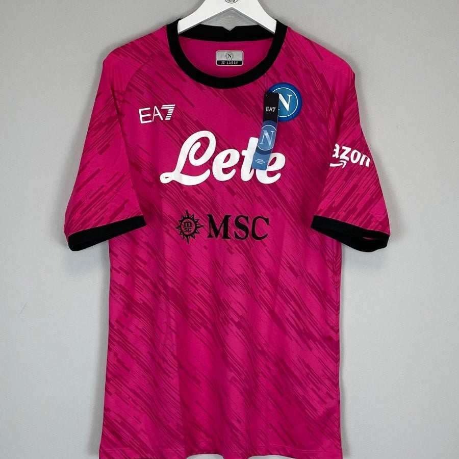 2022/23 NAPOLI *BNWT* GK SHIRT (XXL) EA7 - Cult Kits - XXL - Buy Vintage Football Shirts, Authentic Retro Football Shirts For Sale, Classic Football Shirts & Soccer Jersey
