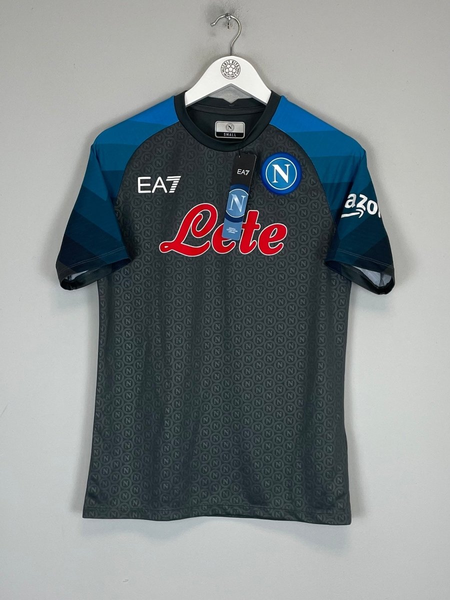 2022/23 NAPOLI *BNWT* THIRD SHIRT (S) EA7 - Cult Kits - Small - Buy Vintage Football Shirts, Authentic Retro Football Shirts For Sale, Classic Football Shirts & Soccer Jersey