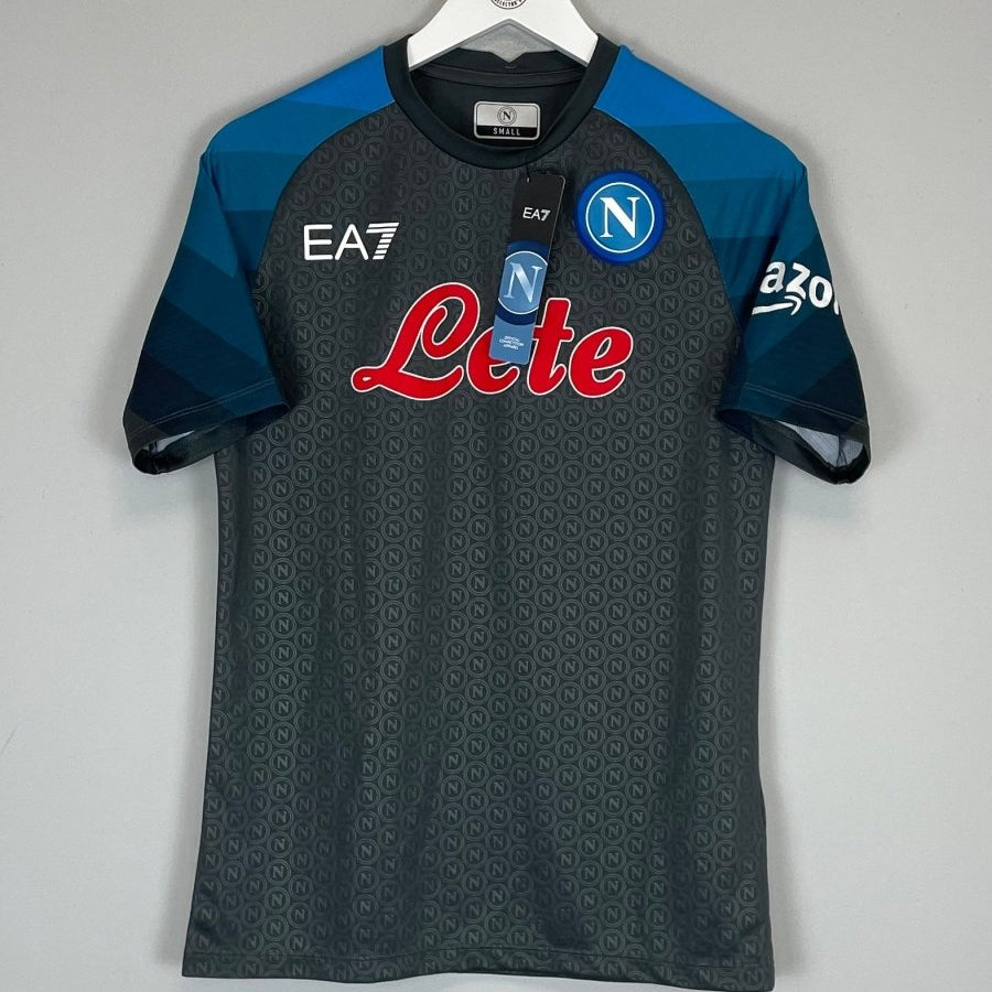 2022/23 NAPOLI *BNWT* THIRD SHIRT (S) EA7 - Cult Kits - Small - Buy Vintage Football Shirts, Authentic Retro Football Shirts For Sale, Classic Football Shirts & Soccer Jersey