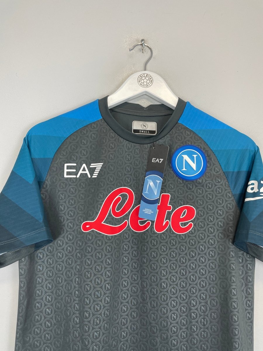 2022/23 NAPOLI *BNWT* THIRD SHIRT (S) EA7 - Cult Kits - Small - Buy Vintage Football Shirts, Authentic Retro Football Shirts For Sale, Classic Football Shirts & Soccer Jersey