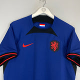 Shop 2022/23 NETHERLANDS AWAY SHIRT (M) NIKE, classic football shirts, vintage football shirts & retro soccer jerseys at Cult Kits