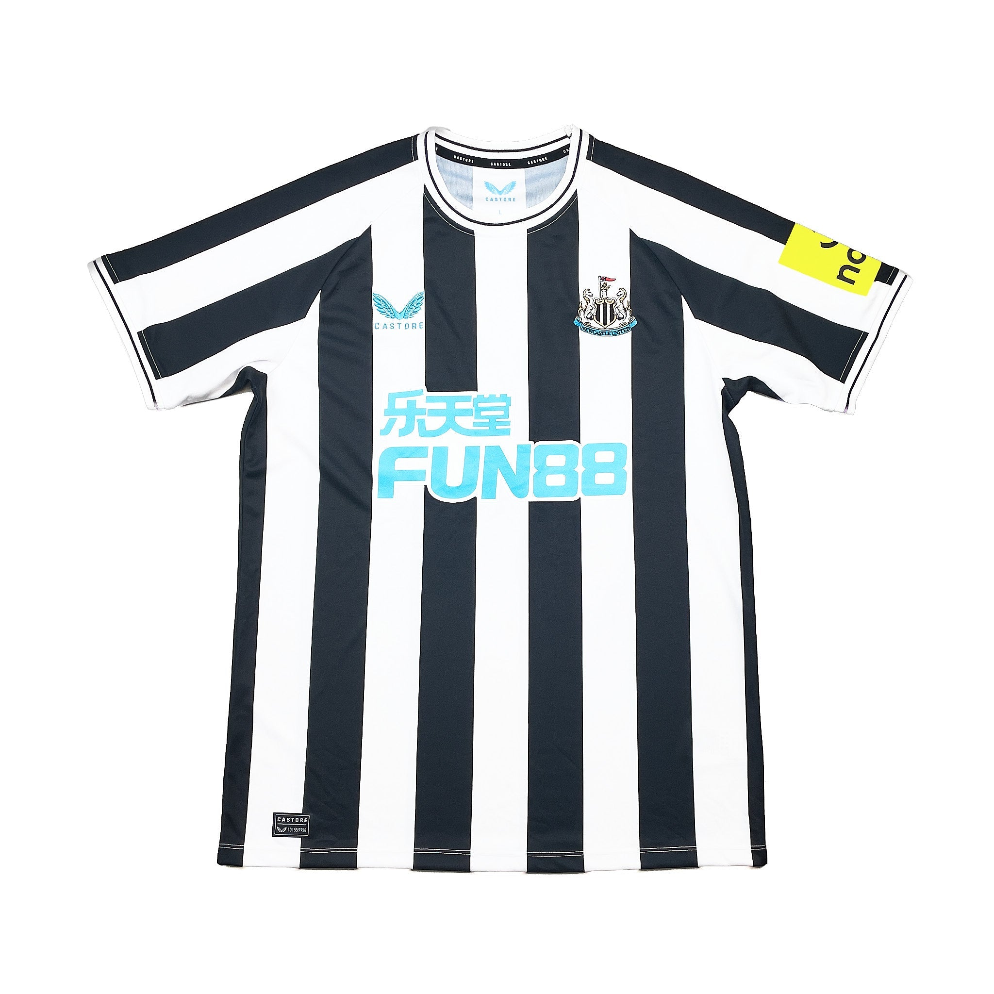 Buy 2022/23 Newcastle United Burn 33 Home Shirt (L) Castore ~ Free worldwide shipping available ~ Authentic Vintage Football Shirts from Cult Kits