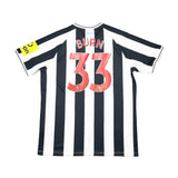 Buy 2022/23 Newcastle United Burn 33 Home Shirt (XL) Castore ~ Free worldwide shipping available ~ Authentic Vintage Football Shirts from Cult Kits