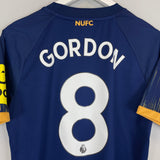 Shop 2022/23 NEWCASTLE UNITED GORDON #8 AWAY SHIRT (M) CASTORE, classic football shirts, vintage football shirts & retro soccer jerseys at Cult Kits
