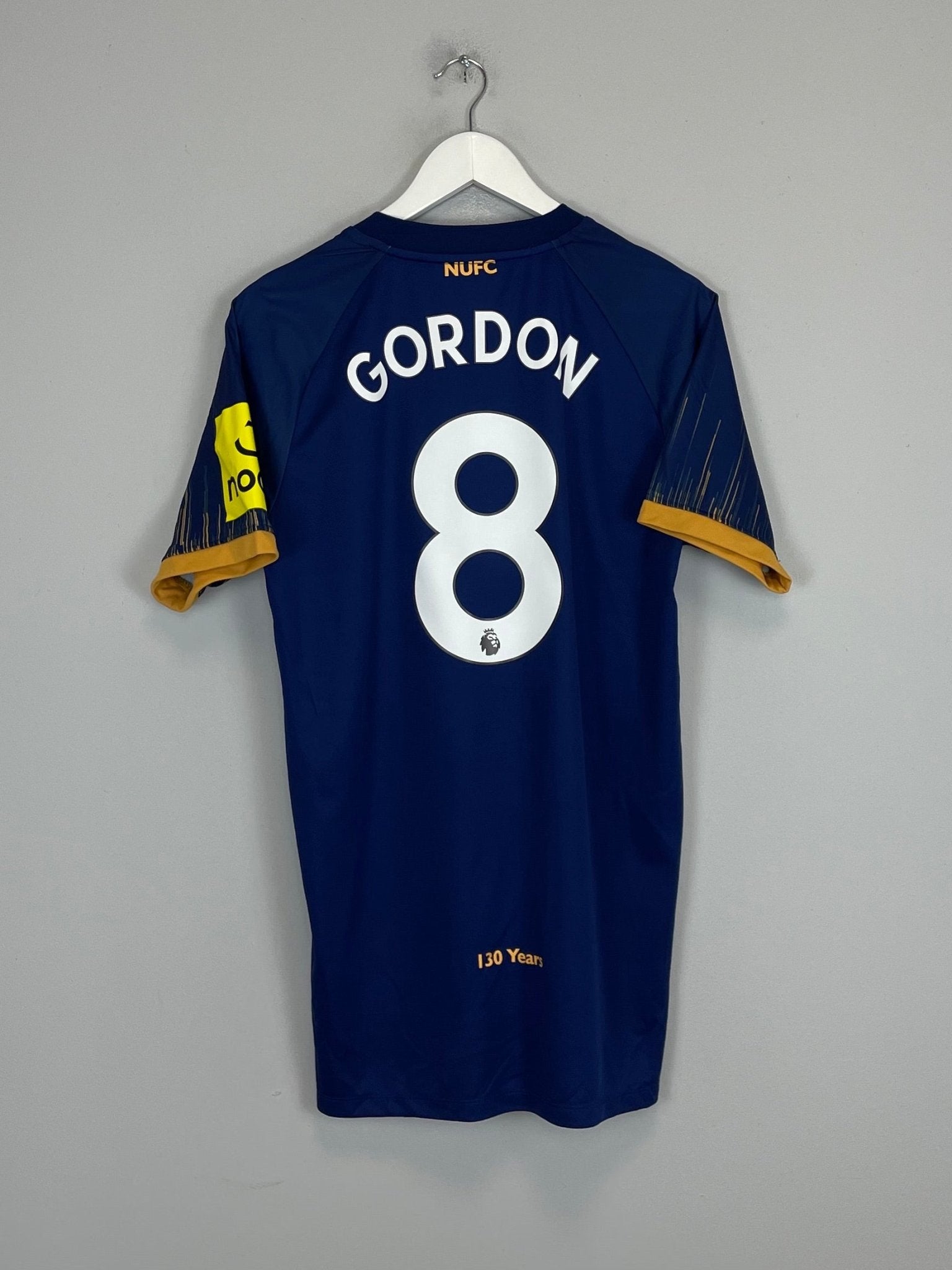 Shop 2022/23 NEWCASTLE UNITED GORDON #8 AWAY SHIRT (M) CASTORE, classic football shirts, vintage football shirts & retro soccer jerseys at Cult Kits