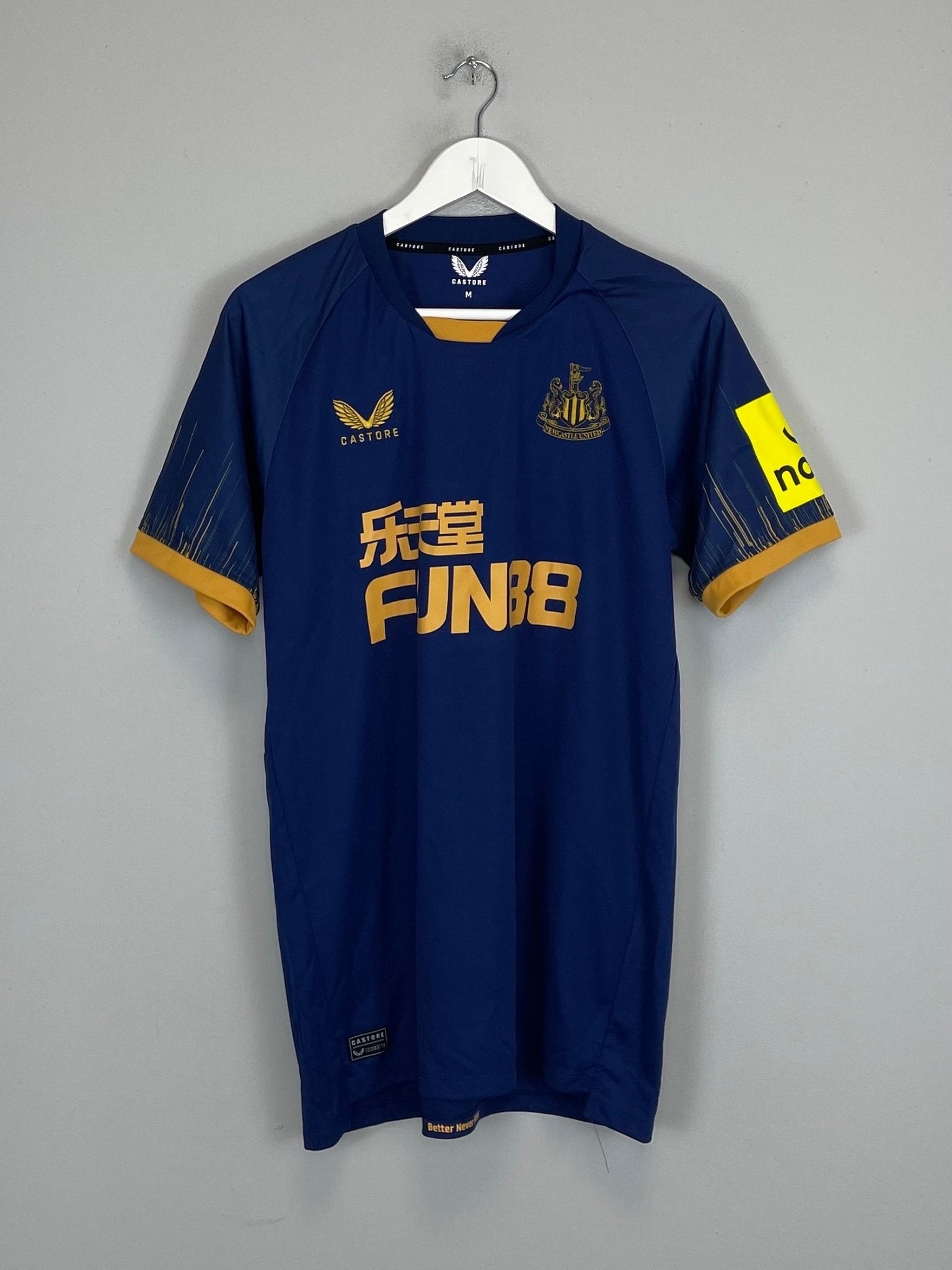 Shop 2022/23 NEWCASTLE UNITED GORDON #8 AWAY SHIRT (M) CASTORE, classic football shirts, vintage football shirts & retro soccer jerseys at Cult Kits