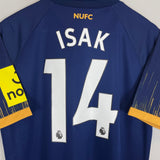 Shop 2022/23 NEWCASTLE UNITED ISAK #14 AWAY SHIRT (L) CASTORE, classic football shirts, vintage football shirts & retro soccer jerseys at Cult Kits