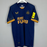 Shop 2022/23 NEWCASTLE UNITED ISAK #14 AWAY SHIRT (L) CASTORE, classic football shirts, vintage football shirts & retro soccer jerseys at Cult Kits