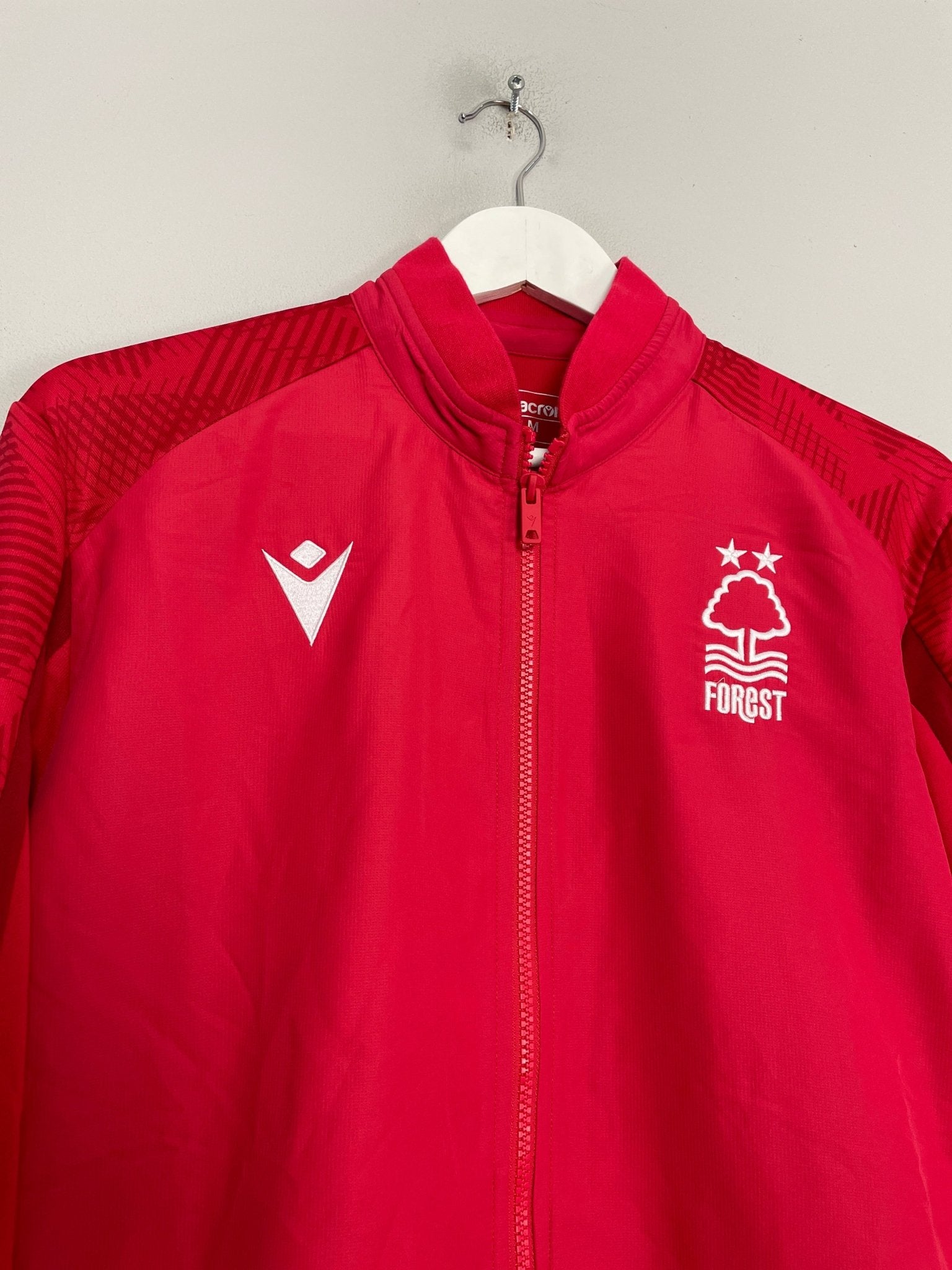 Shop 2022/23 NOTTINGHAM FOREST TRACK JACKET (M) MACRON, classic football shirts, vintage football shirts & retro soccer jerseys at Cult Kits