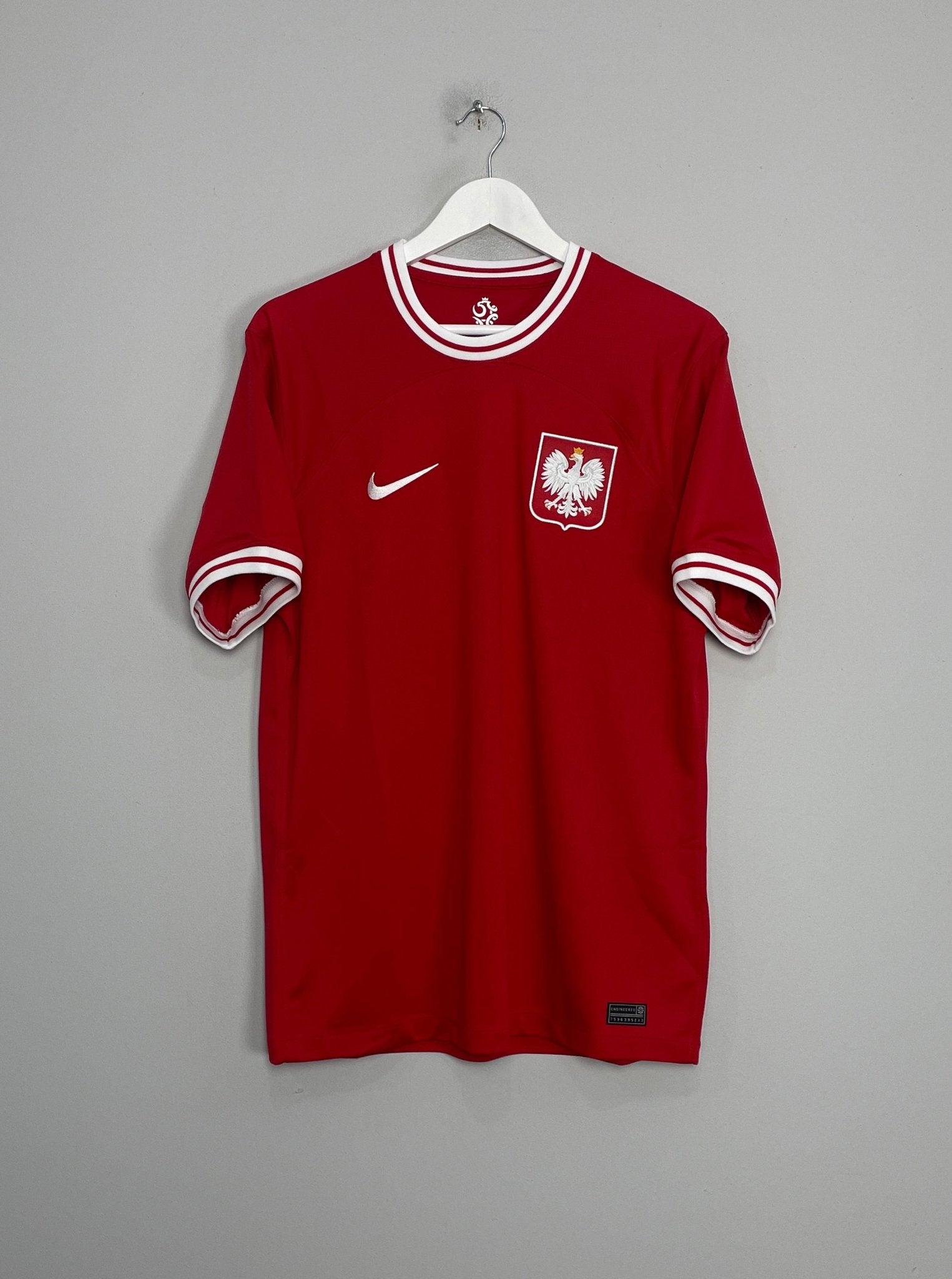 Shop 2022/23 POLAND AWAY SHIRT (M) NIKE, classic football shirts, vintage football shirts & retro soccer jerseys at Cult Kits
