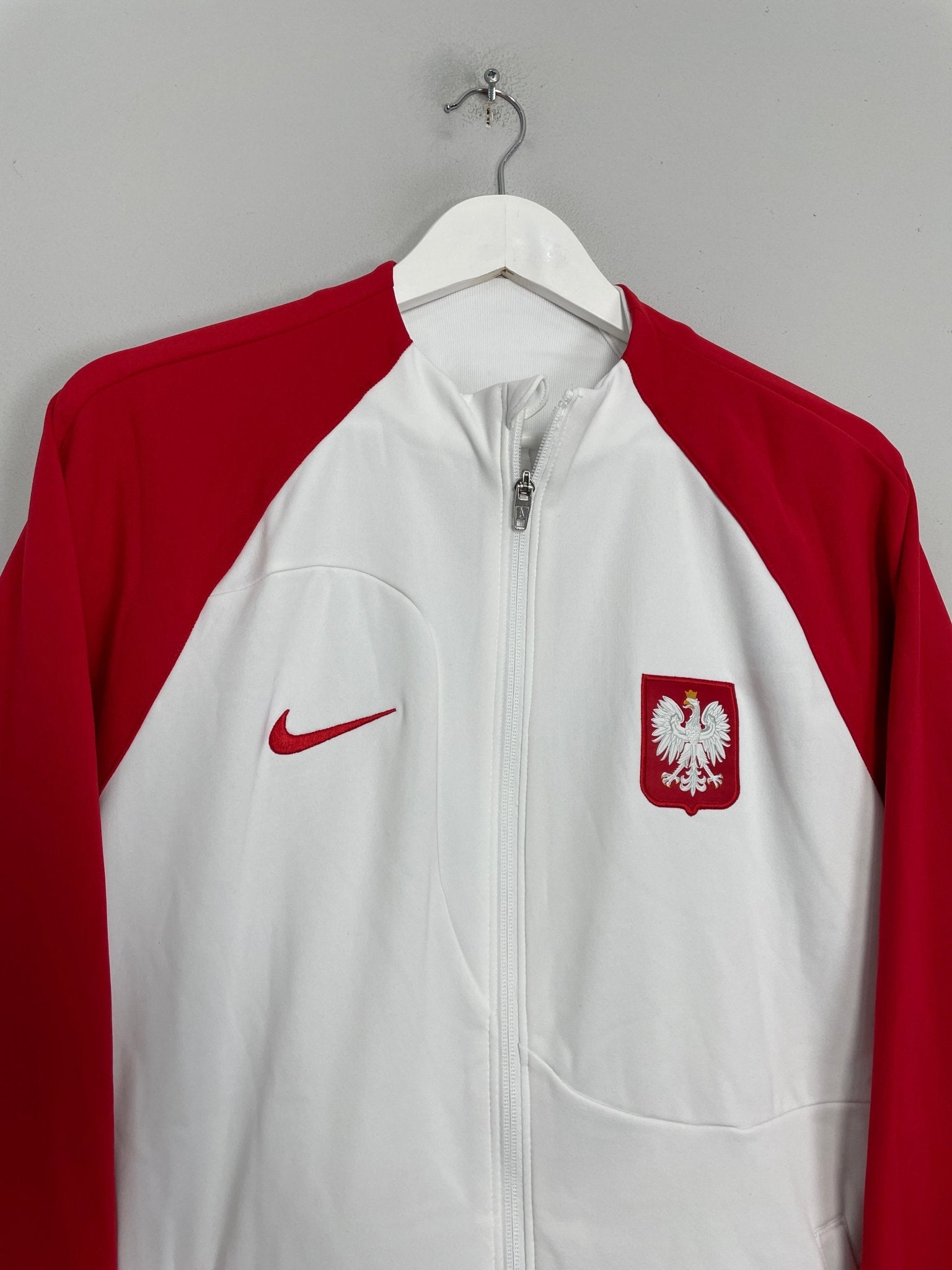 Shop 2022/23 POLAND TRACK JACKET (M) NIKE, classic football shirts, vintage football shirts & retro soccer jerseys at Cult Kits