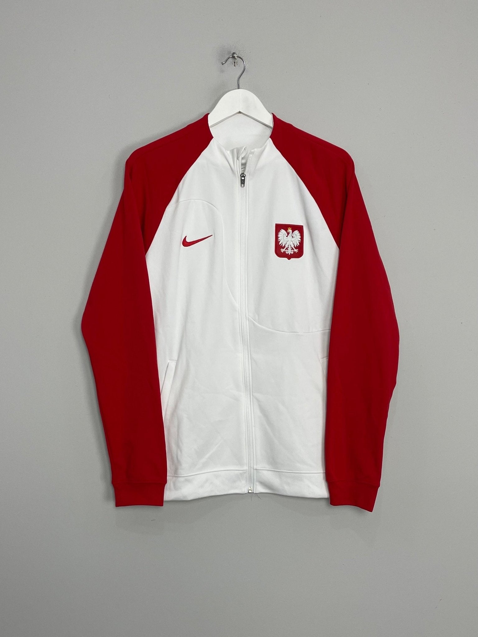 Shop 2022/23 POLAND TRACK JACKET (M) NIKE, classic football shirts, vintage football shirts & retro soccer jerseys at Cult Kits