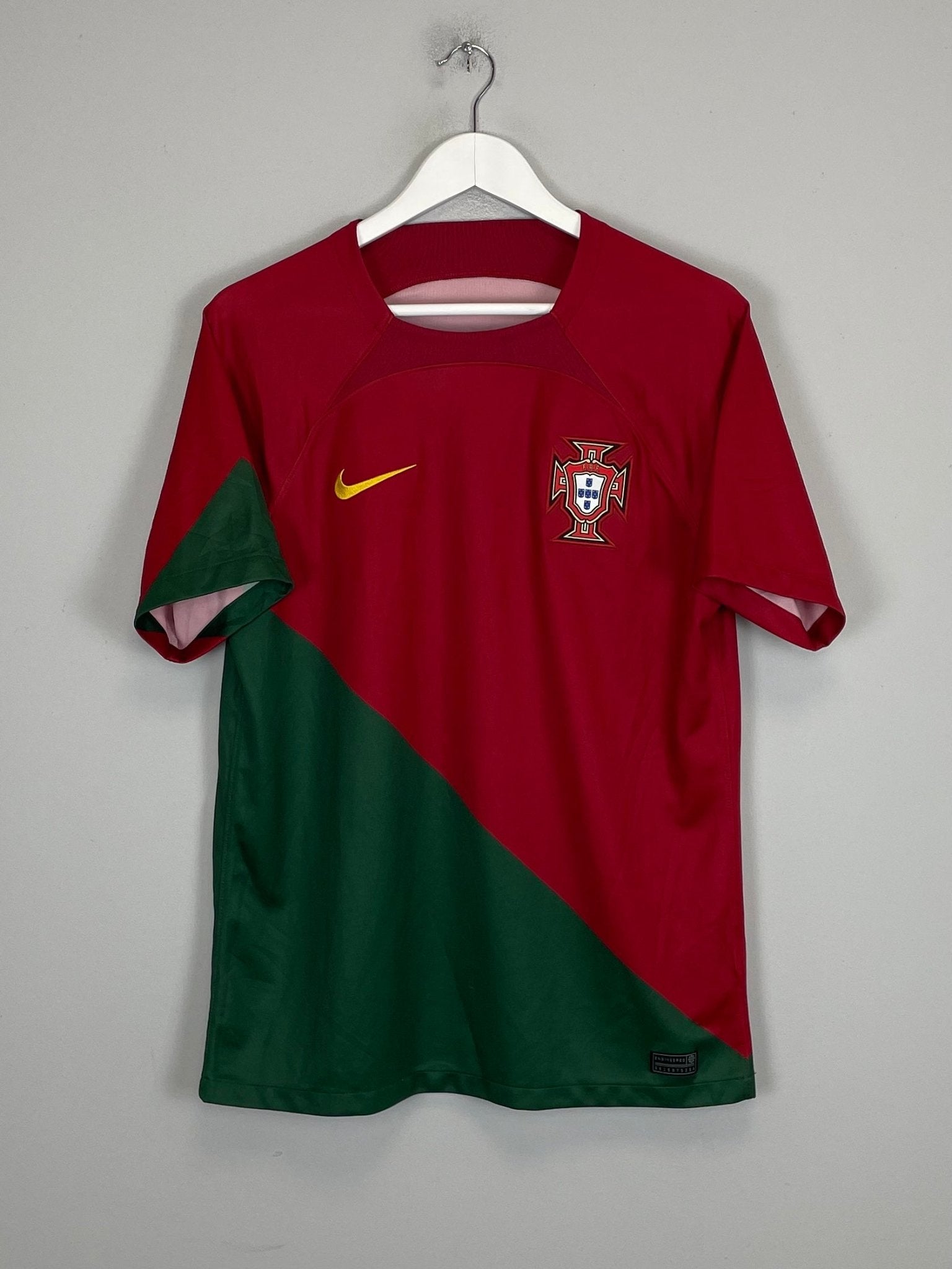 Shop 2022/23 PORTUGAL HOME SHIRT (M) NIKE, classic football shirts, vintage football shirts & retro soccer jerseys at Cult Kits