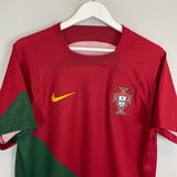 Shop 2022/23 PORTUGAL HOME SHIRT (M) NIKE, classic football shirts, vintage football shirts & retro soccer jerseys at Cult Kits