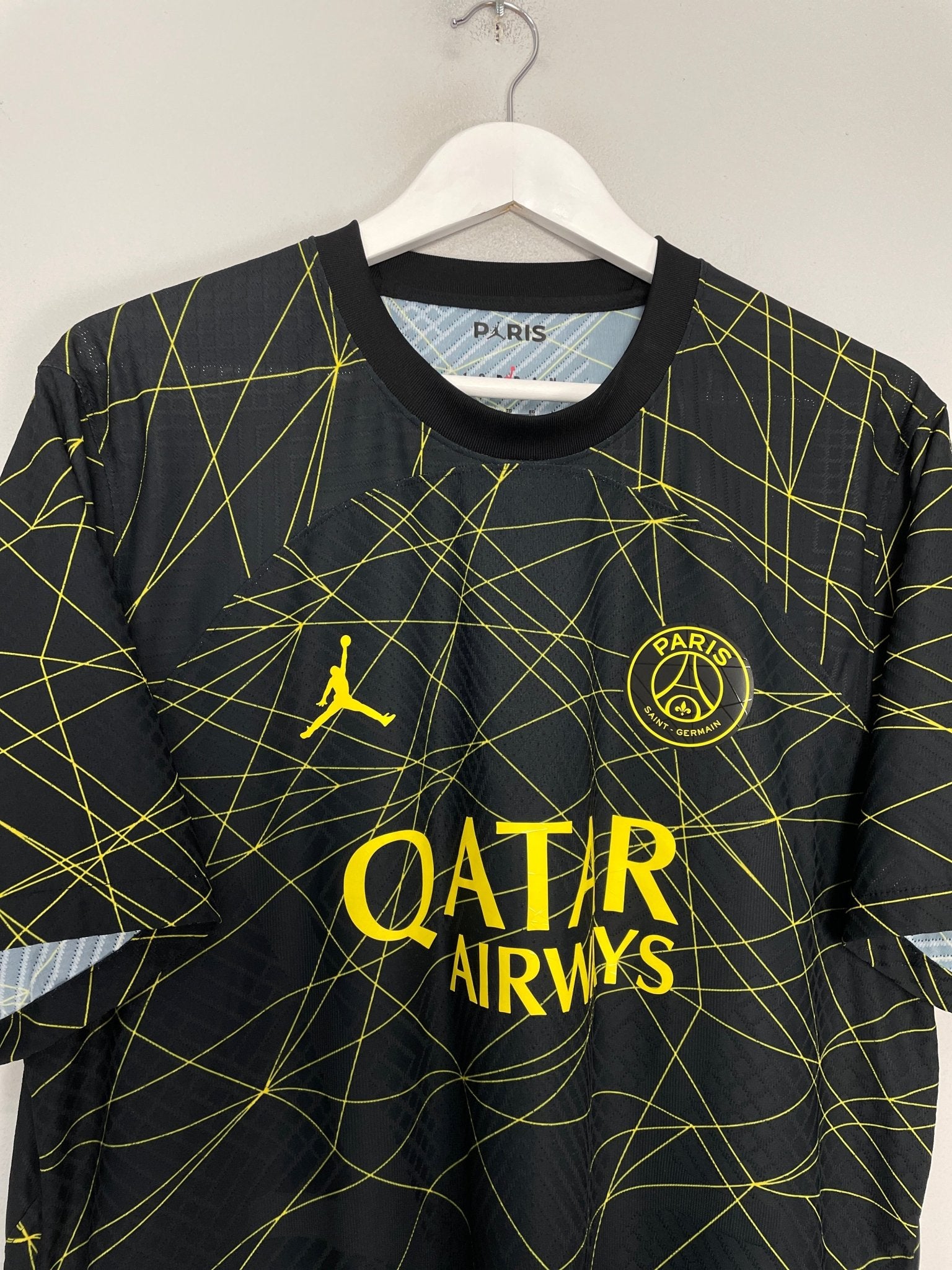 Shop 2022/23 PSG FOURTH SHIRT (XL) JORDAN, classic football shirts, vintage football shirts & retro soccer jerseys at Cult Kits