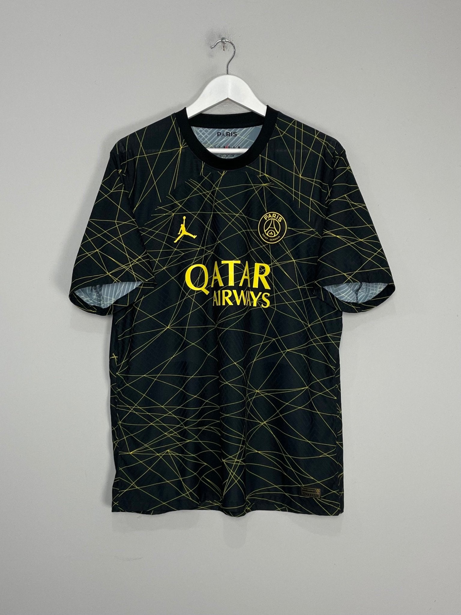 Shop 2022/23 PSG FOURTH SHIRT (XL) JORDAN, classic football shirts, vintage football shirts & retro soccer jerseys at Cult Kits