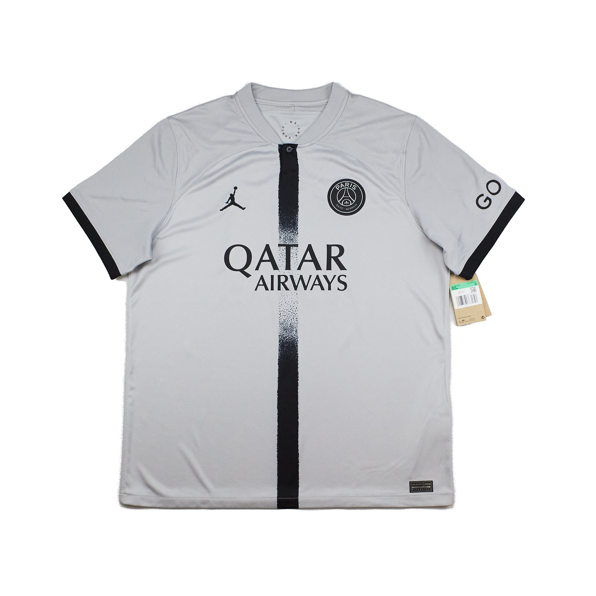 Buy 2022/23 PSG Messi 30 *BNWT* Away Shirt (XL) Jordan ~ Free worldwide shipping ~ Authentic Vintage Football Shirts from Cult Kits