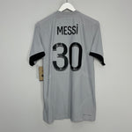 Shop 2022/23 PSG MESSI #30 *BNWT* MATCH ADV AWAY SHIRT (M) JORDAN, classic football shirts, vintage football shirts & retro soccer jerseys at Cult Kits