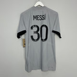 Shop 2022/23 PSG MESSI #30 *BNWT* MATCH ADV AWAY SHIRT (M) JORDAN, classic football shirts, vintage football shirts & retro soccer jerseys at Cult Kits