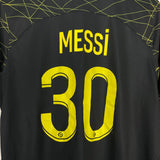 Shop 2022/23 PSG MESSI #30 FOURTH SHIRT (L) JORDAN, classic football shirts, vintage football shirts & retro soccer jerseys at Cult Kits
