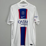 Shop 2022/23 PSG THIRD SHIRT (XL) NIKE, classic football shirts, vintage football shirts & retro soccer jerseys at Cult Kits