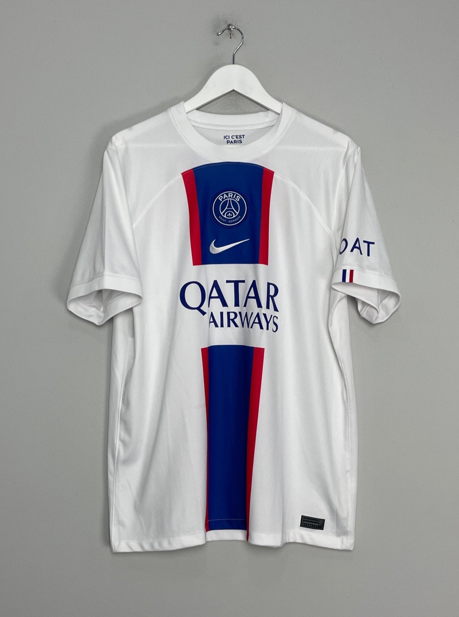 Shop 2022/23 PSG THIRD SHIRT (XL) NIKE, classic football shirts, vintage football shirts & retro soccer jerseys at Cult Kits