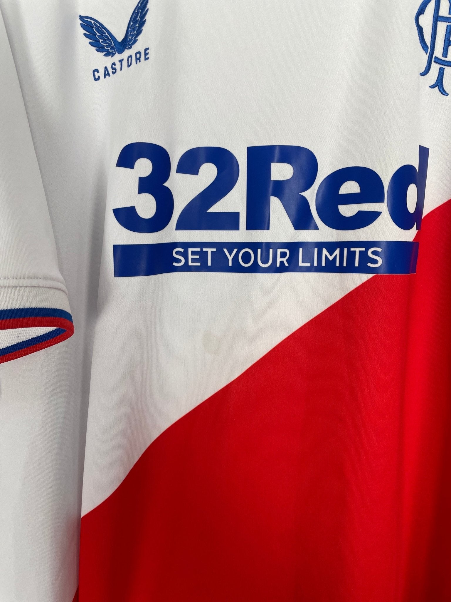 Shop 2022/23 RANGERS AWAY SHIRT (XXXXL) CASTORE, classic football shirts, vintage football shirts & retro soccer jerseys at Cult Kits