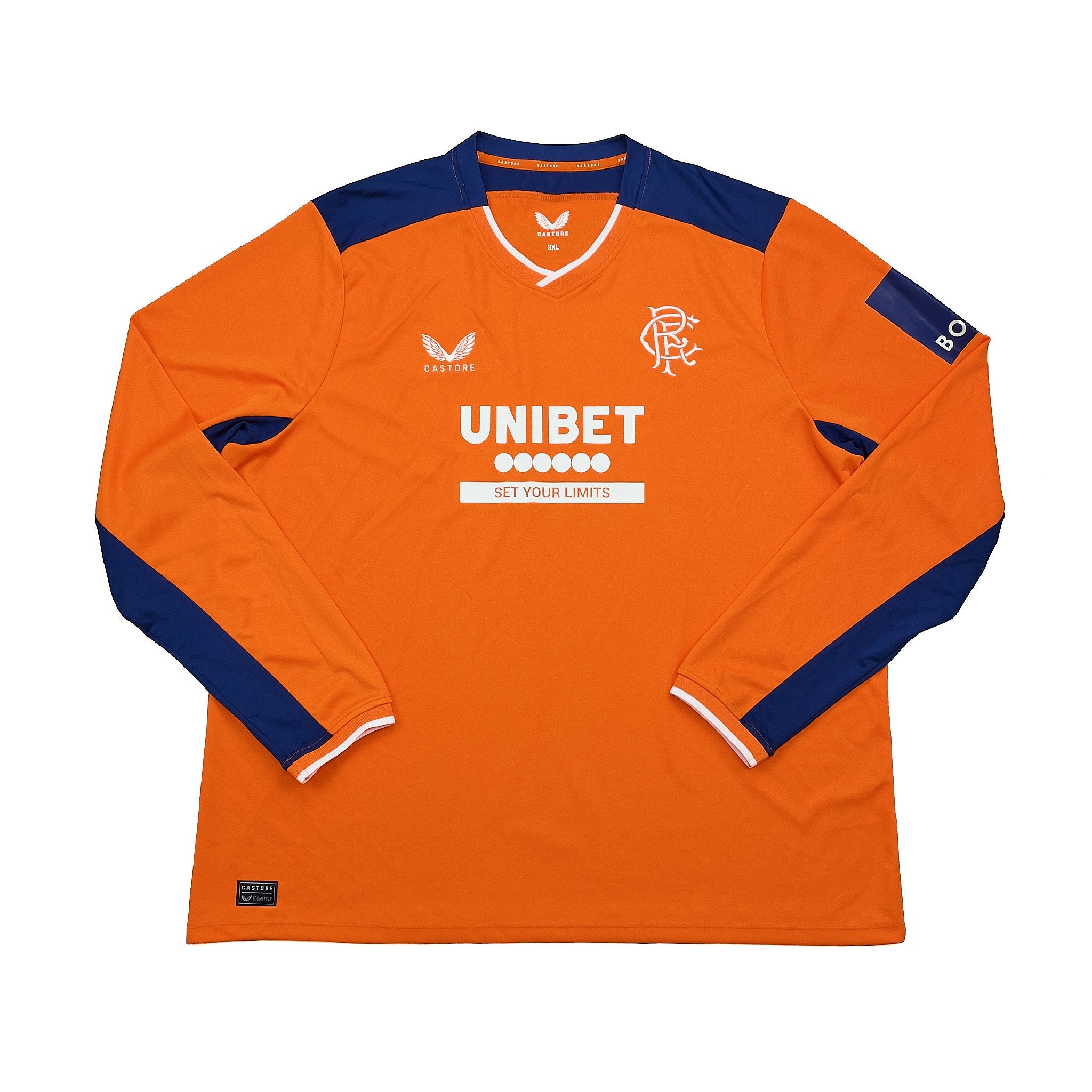 Buy 2022/23 Rangers L/S Third Shirt (XXXL) Castore ~ Free worldwide shipping ~ Authentic Vintage Football Shirts from Cult Kits