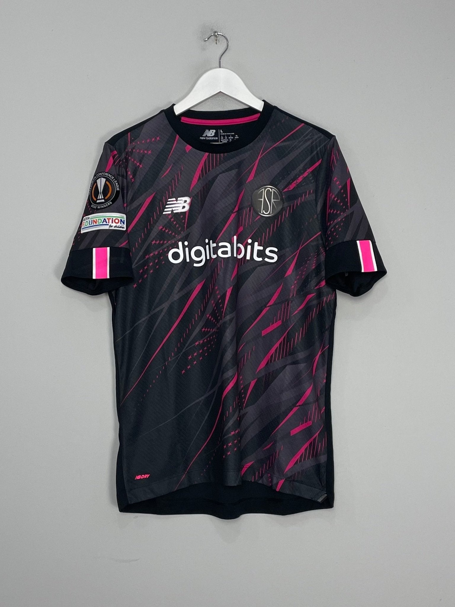 Shop 2022/23 ROMA DYBALA #21 E/L THIRD SHIRT (L) NEW BALANCE, classic football shirts, vintage football shirts & retro soccer jerseys at Cult Kits