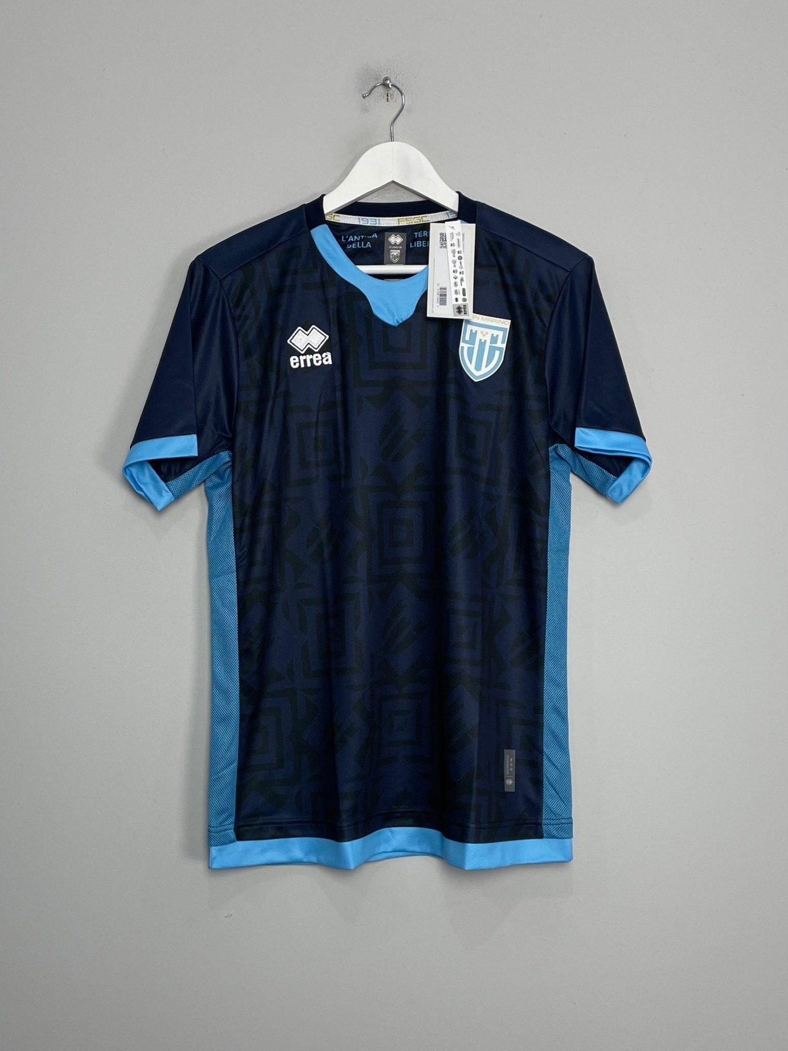 Shop 2022/23 SAN MARINO *BNWT* AWAY SHIRT (M) ERREA, classic football shirts, vintage football shirts & retro soccer jerseys at Cult Kits