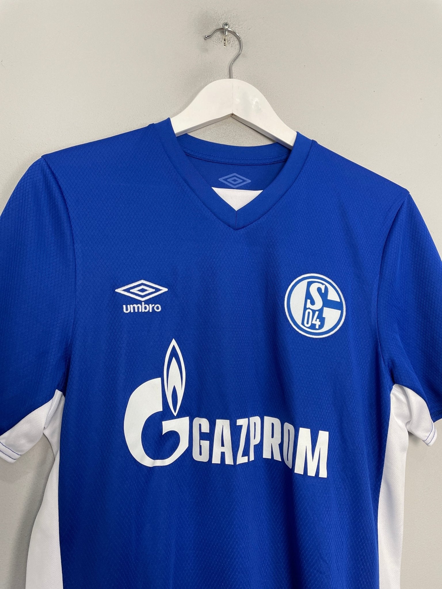 Shop 2022/23 SCHALKE HOME SHIRT (M) UMBRO, classic football shirts, vintage football shirts & retro soccer jerseys at Cult Kits